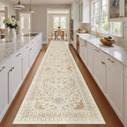 Madane Hallway Runner Rug 2'6''x14', Non Slip Vintage Runners - Image 3