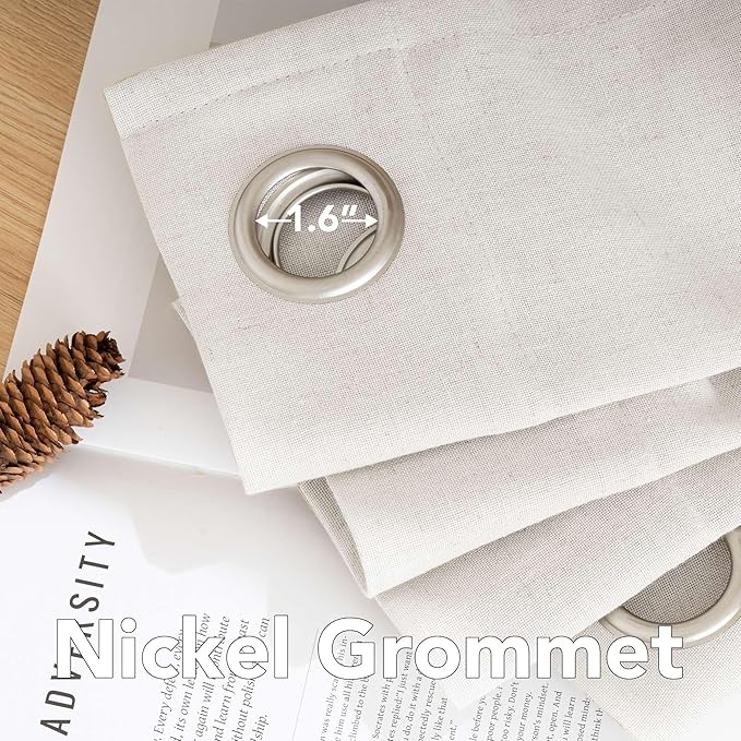 H.VERSAILTEX Elegant Natural Linen Blended Energy Efficient Light Filtering - Image 5