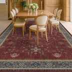 7x9 Dining Room Rugs for Under Table by HazoHaus