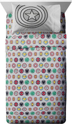 Marvel Avengers Iron Man Twin Comforter Set 5 Piece Kids Bedding, Multi
