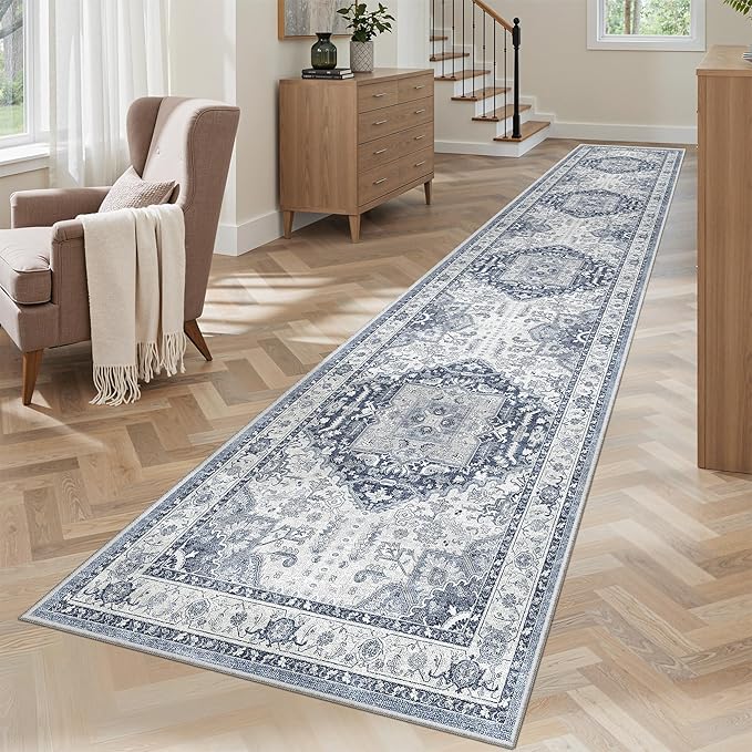 Madane Runner Rugs for Hallway 2x12 Extra Long Washable Non-Slip Hallway Runner - Image 3