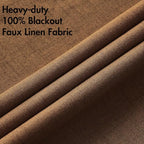 MIULEE Linen Curtains 100% Blackout - Image 5