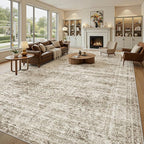 10x14 Area Rugs for Living Room, Non Slip Machine Washable Vintage Rugs - Image 2