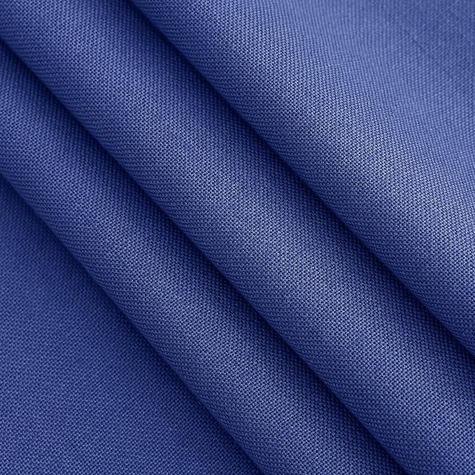 Nanspring Classic Blue Linen Curtains 72 Inch Length - Image 7