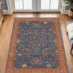Large 3x5 Kitchen Rug Non Slip Machine Washable, Throw Rugs by HazoHaus