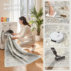 zesthome 7x9 Area Rug, Super Soft Washable Rugs - Image 5