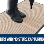 OLANLY Front Door Mat Indoor Outdoor Entrance, Waterproof Heavy Duty Doormat - Image 5