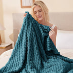 EXQ Home Fleece Throw Blanket for Couch or Bed - Image 3