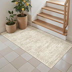 2x4 Washable Rugs for Kitchen, Powder Room Small Area Rug Non-Slip Vintage Low - Image 4