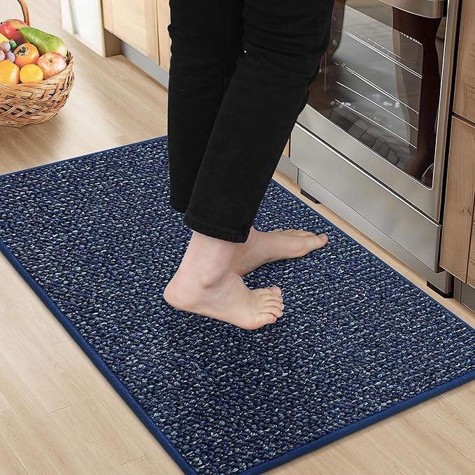 BEQHAUSE Kitchen Rugs 20"x32", Non-Slip Kitchen Mats by BEQHAUSE