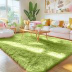 OLANLY Area Rugs for Living Room Bedroom, Machine Washable 4x5.9 ft Soft Fluffy - Image 7
