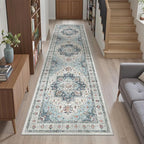 Madane Runner Rug 2x8, Washable Hallway Runner Rugs, Non-Slip Low-Pile Soft - Image 4