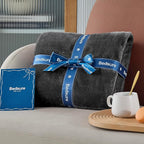 Bedsure GentleSoft Fleece Bed Blankets Full Size Charcoal - Image 6