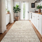 4x8 Washable Hallway Runner Rug：Moroccan Non-Slip Wide Runners - Image 8