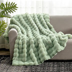 Cozy Bliss Faux Fur Throw Blanket - Image 2
