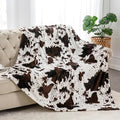 BEDELITE Cow Print Throw Blanket by BEDELITE