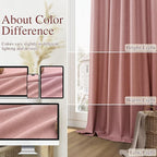 Guken 100% Blackout Curtains 102 Inch Length 2 Panels Set - Image 7