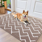 OLANLY Front Door Mat, Non-Slip Rubber Backing, Dirt Resistant and Absorbent by OLANLY