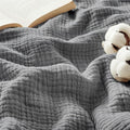Bedsure 100% Cotton Muslin Blanket King Size by BEDSURE