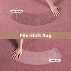 FinRèc 5x7 Washable Area Rugs for Bedroom Living Room, Low Pile Thin Rug Solid - Image 8