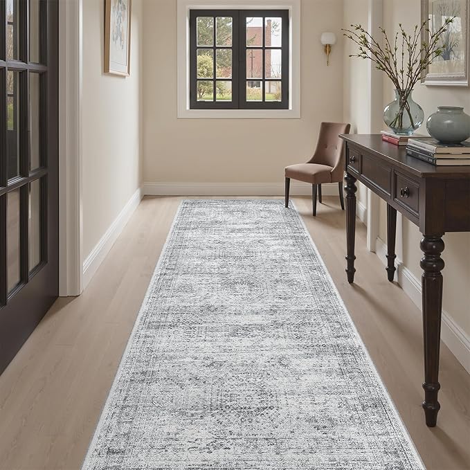 Runner Rug 3x8 Washable Non-Slip Hallway Runner Rugs - Image 4