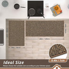 BEQHAUSE Kitchen Rugs and Mats 2PCS, Non-Slip Kitchen Mats - Image 2