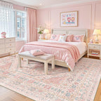 zesthome 9x12 Area Rugs for Girls Bedroom, Low Pile Machine Washable Rugs - Image 9