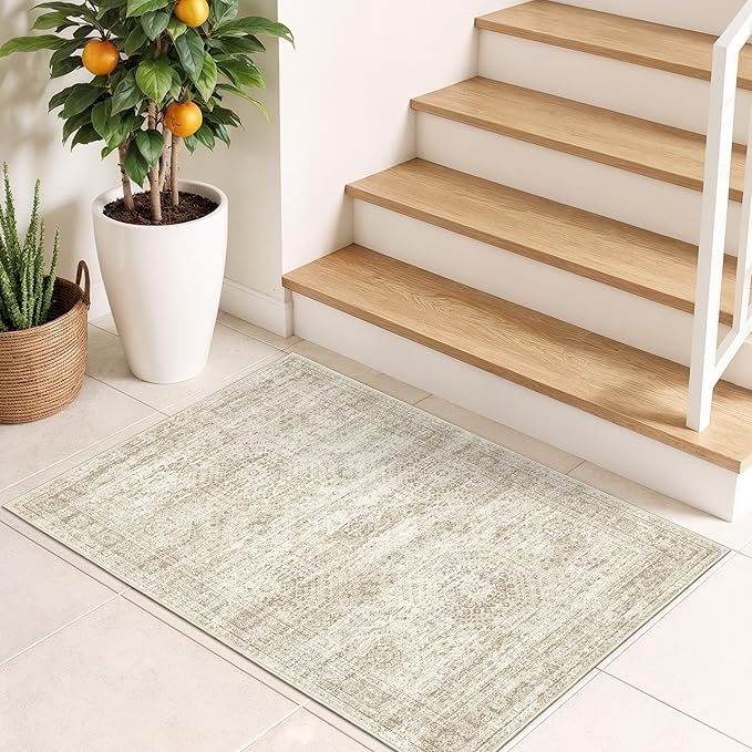 2x3 Washable Rug Runner for Bathroom, Soft Entryway Rug for Laundry Room - Image 4