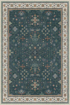 Hazo Haus Vintage Dark Green 6x9 Dining Room Rugs - Image 2