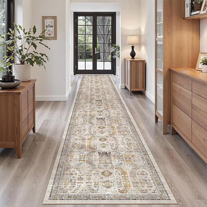 Madane Hallway Runner Rug 2'6''x16' Kitchen Runner - Image 4
