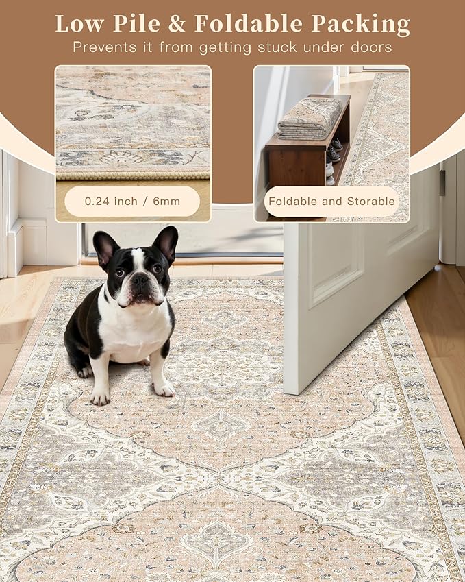 Madane Washable Runner Rug - Image 7