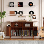 Mid-Century Modern Record Player Stand