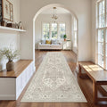 Madane Hallway Runner Rug 2'6''x10' Kitchen Runner, Non Slip Vintage Runners by Madane