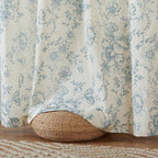 jinchan Linen Floral Curtains 84 Inch Length - Image 8