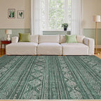 Nakagishi 8X10 Area Rugs Living Room: Washable Boho Large Neutral Modern Soft - Image 4