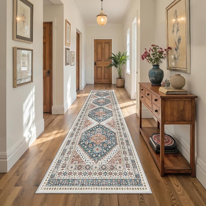 Runner Rug 2x10, Ultra-Thin Kitchen Rugs Non Slip Washable Rugs - Image 5
