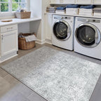 PureCozy 4x6 Area Rug Washable Vintage Entryway Living Room Carpet Indoor - Image 4