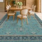 Boho 8x10 Large Teal Green Rugs - Image 3