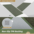 BEQHAUSE Kitchen Rugs and Mats 2PCS, Non-Slip Kitchen Mats - Image 4