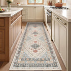 Kitchen Runner Rug Non Slip Washable 2.5x8, Soft Low Pile Entryway Rug Runners - Image 3