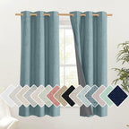 NICETOWN 100% Absolutely Blackout Linen Curtains by NICETOWN