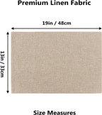 Home Brilliant Placemats Set of 8 Heat Resistant Dining Table Place Mats Plate Mat Cloth Placemats Kitchen Table Mats Indoor Outdoor, Light Linen