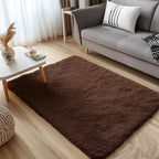OLANLY 3x5 Machine Washable Small Bedside Rug, Soft Fluffy Shaggy Rugs - Image 3