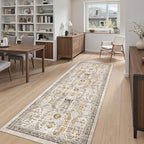 Madane Hallway Runner 3x8, Kitchen Rugs Washable Entryway Rug Vintage Kitchen - Image 4