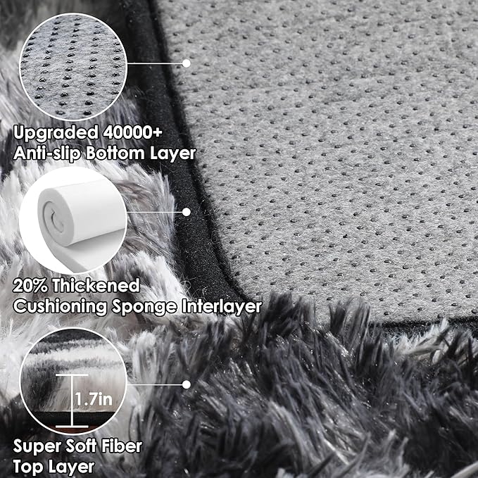 ONASAR Black and White Area Rugs - Image 3