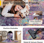 Washable Area Rugs 2'x6' Non-Slip Modern Abstract Soft - Image 6