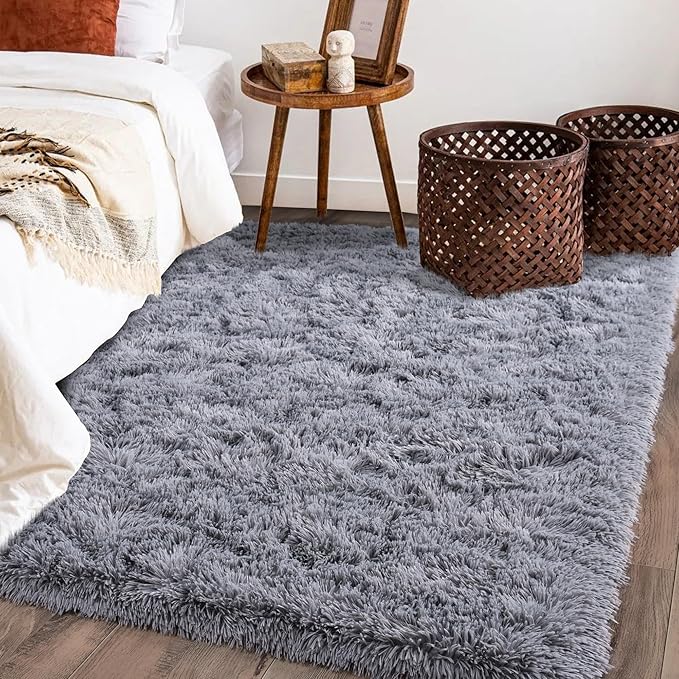 Rugs for Bedroom 4x6, Soft Shaggy Modern Shag Area Rug for Living Room - Image 7