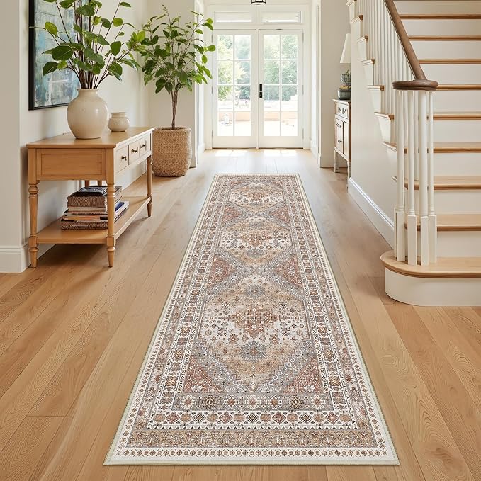 2x7 Runner Rug, Thin Entryway Non Slip Washable Rugs - Image 5