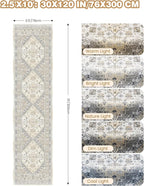 Kitchen Runner Rug Non Slip Washable 2.5x10, Soft Ultra-Thin Entryway Rug - Image 2