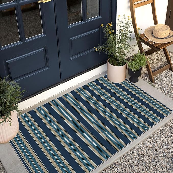 3x5 Striped Entry Rug - Image 3